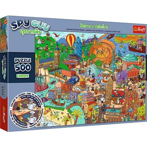 Obrazek Puzzle 500 Spy Guy Lost Items Europe 37481