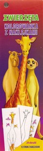 Obrazek Zwierzęta Kolorowanka z naklejkami