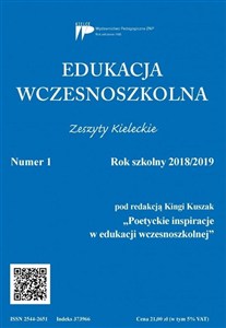 Obrazek Edukacja wczesnoszkolna nr 1 2018/2019