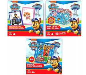 Obrazek Zestaw Gier 3w1 Psi Patrol