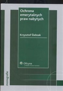 Picture of Ochrona emerytalnych praw nabytych