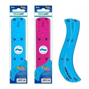 Obrazek Linijka elastyczna 15cm PRIMA ART