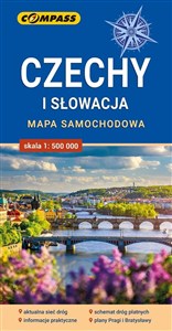 Obrazek Czechy i Słowacja mapa samochodowa