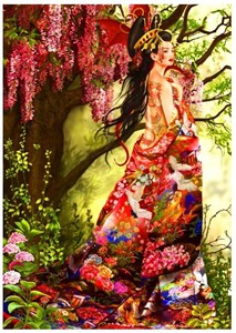 Picture of Puzzle 1000 Królowa Jedwabiu