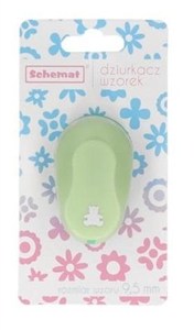 Obrazek Dziurkacz ozdobny 9,5mm miś MIX