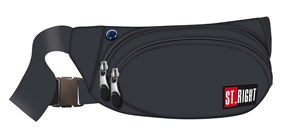 Obrazek Saszetka na pasek nerka Gray