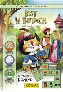 Obrazek Kot w butach Czytam baśnie metodą sylabową