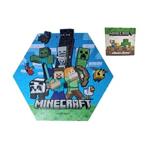 Obrazek Puzzle drewniane 130 Minecraft Creeper