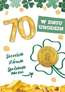 Picture of Karnet urodziny 70