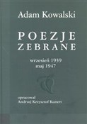 Poezje zeb... - Adam Kowalski -  books from Poland