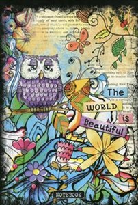 Obrazek Notatnik ozdobny B5 80 stron linia mix wzorów