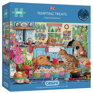 Obrazek Puzzle 1000 Kuszące smakołyki G3