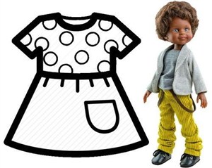 Picture of Ubranko dla lalek 32cm