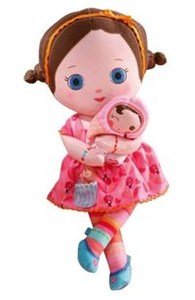 Obrazek Zana Mooshka lalka szmacianka 24cm