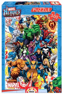Obrazek Puzzle 500 Superbohaterowie Marvela G3