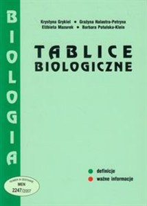 Picture of Tablice biologiczne