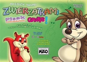 Obrazek Między nami zwierzątkami Ćwiczenia usprawniające piszącą rączkę dla dzieci 3- i 4 letnich.