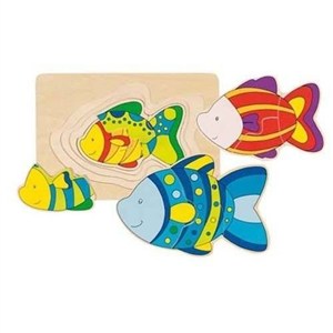 Obrazek Układanka warstwowa Rybki