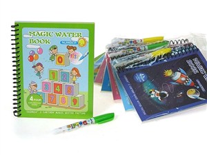 Picture of Malowanka wodna z flamastrem MIX