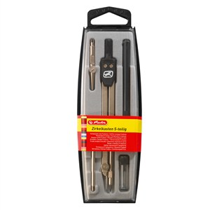 Picture of Zestaw cyrkli 5 części czarny