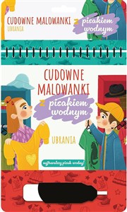 Obrazek Cudowne malowanki z pisakiem wodnym Ubrania