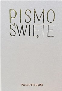 Obrazek Biblia Pielgrzyma oprawa eko. biała paginatory