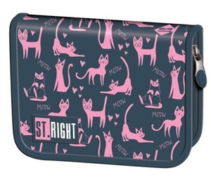 Obrazek Piórnik dwuklapkowy bez wyposażenia Lazy Cats