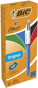 Obrazek Długopis 4 Colours Medium mix (12szt) BIC