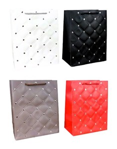 Obrazek Torebki prezentowe WK 22398 S mix wzorów 12 sztuk