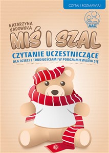 Obrazek Miś i szal Czytanie uczestniczące dla dzieci z trudnościami w porozumiewaniu się