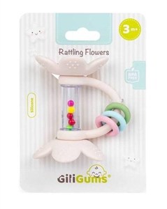 Picture of Grzechotka Kwiatki pastelowe