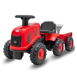 Picture of Jeździdełko traktor z przyczepą Benny czerwony