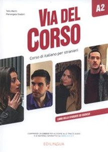 Obrazek Via del Corso A2 Libro dello studente ed esercizi