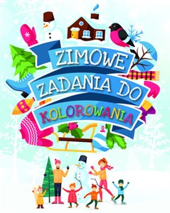 Obrazek Zimowe zadania do kolorowania