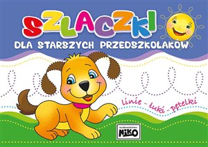 Obrazek Szlaczki dla starszych przedszkolaków Lnie, łuki i pętelki