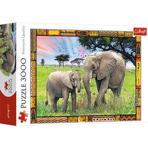 Obrazek Puzzle Sawanna 3000