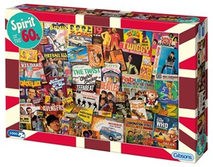 Obrazek Puzzle 1000 Duch lat 60-tych G3