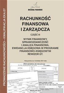 Obrazek Rachunkowość finansowa i zarządcza cz.3