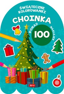 Obrazek Choinka Kolorowanka z naklejkami