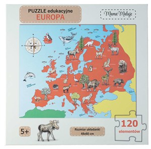 Picture of Puzzle 120 edukacyjne Europa