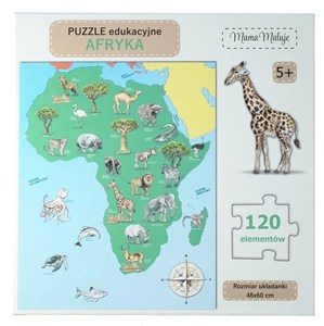 Obrazek Puzzle 120 edukacyjne Afryka