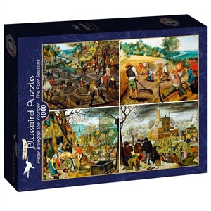 Picture of Puzzle 1000 Cztery sezonu - Brughel 1918