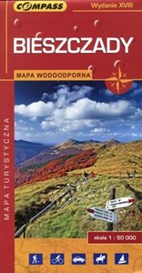 Obrazek Bieszczady mapa turystyczna 1:50 000 mapa wodoodporna