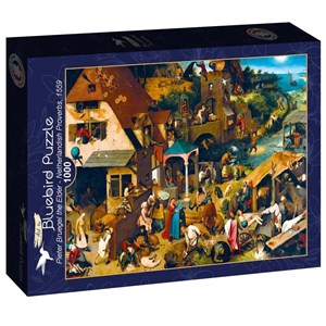Obrazek Puzzle 1000 Przysłowa, Brueghel 1559