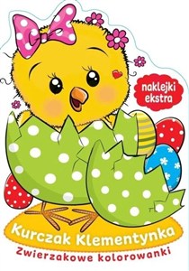 Obrazek Kurczak Klementynka. Zwierzakowe kolorowanki