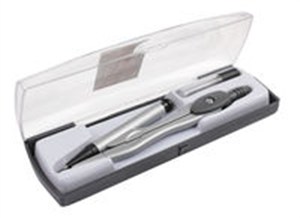 Obrazek Cyrkiel metalowy z ołówkiem automat