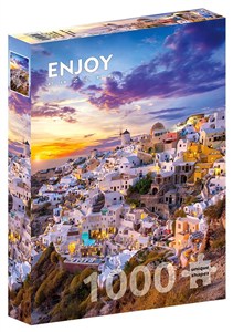 Obrazek Puzzle 1000 Zachód słońca w Santorini/Grecja