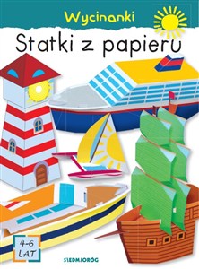 Obrazek Wycinanki statki z papieru