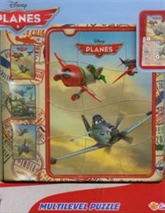 Picture of Puzzle drewniane 28 elementów Samoloty