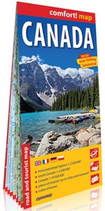 Obrazek Kanada laminowana mapa samochodowo-turystyczna
